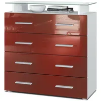 Vladon Kommode Pavos V2 (Kommode, mit 4 Schubladen und