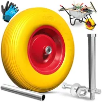 Masko MASKO® PU Schubkarrenrad Vollgummi 200 kg pannensicher 4.80/4.00-8