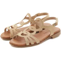 LASCANA Sandale Damen beige Gr.41