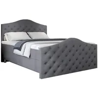 Best For Home Boxbett, Grau, Textil, Rechteckig, 120x200 cm,