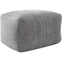 Mirjan24 Sitzsack, Grau, Textil, Rechteckig, 60x40x70 cm, Wohnzimmer, Hocker,