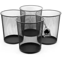 BigDean Papierkorb 20 l Schwarz