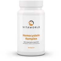 VITA-WORLD Vitaworld Homocystein-Komplex | 90 Kapseln | mit Betain,