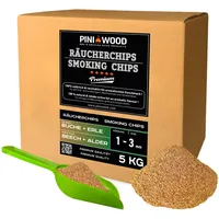 PINI 5 Kg Räucherchips Buche und Erle gemischt 1-3