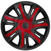 NRM Radzierblende N-Power weinrot/schwarz 14 Zoll 4er Set