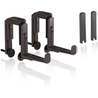 LECHUZA Balkonkastenhalter Wall schwarz 4,5 x 31 x 20