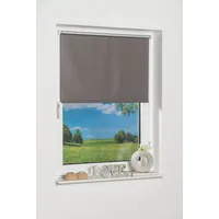 K-HOME Thermorollo Verdunklungsrollo ohne Bohren Grau B35 x H150