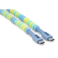 Club 3D USB Typ-C zu Typ-C Perlen Kabel 60W