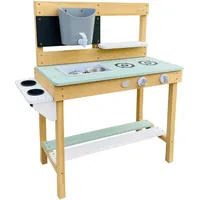 Axi Ambia Garden Sand-, Braun, Grün, Weiß, Holz Hemlocktanne,