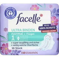 ROSSMANN facelle 16er-Pack Monatsbinden »Ultra Binden normal + Flügel«