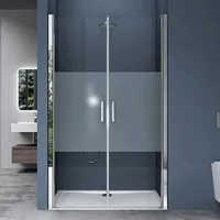 SoGood doporro Duschtür Nischentür dusche Duschabtrennung Duschkabine 80cm Nischendrehtür