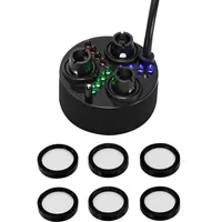 Mxmoonant Ultraschall-Nebelmacher 3 Kopf 1500 mL/H