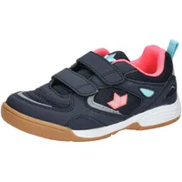 LICO Unisex Kinder Siro V Hallenturnschuhe, Marine Pink Türkis,