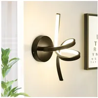 GBLY Wandleuchte Innen led Wandlampe Schwarz: Wand Lampe für