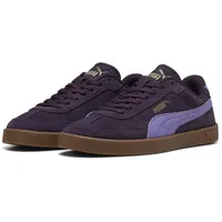 Puma Unisex Club II ERA Suede Sneaker, Midnight Plum-Lavender