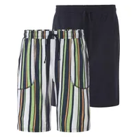 Babista 2er Pack kurze Schlafhose RODERIC dunkelblau- 56/58
