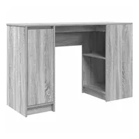 VidaXL Schreibtisch Grau Sonoma 120x42x76 cm Holzwerkstoff
