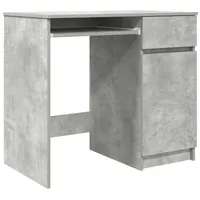 VidaXL Schreibtisch Betongrau 86x49x76 cm Holzwerkstoff