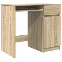 VidaXL Schreibtisch Sonoma-Eiche 86x49x76 cm Holzwerkstoff