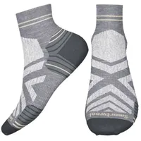 Smartwool Zero Cushion Ankle Wandersocken für Damen, Light Gray,