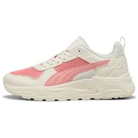 Puma Trinity 2 LT Sneaker, WARM White-PINK Fruit-Vapor Gray,
