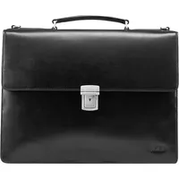 JOST Skagen Aktentasche Leder 40 cm Laptopfach Schwarz