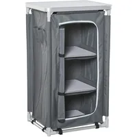 Outsunny Campingschrank Aluminium, 600D Oxford-Gewebe, MDF