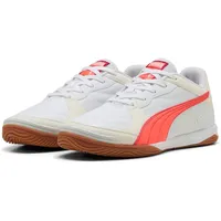 Puma Pressing IV IT Fußballschuhe 10 white/glowing red/dark crimson/black