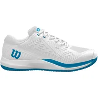 Wilson Rush Pro Ace Tennisschuh, White/White/Atomic Blue, 46 2/3