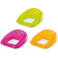 Intex 56802EU - Aufblasbarer Stuhl Transparent mit Netz, PVC,