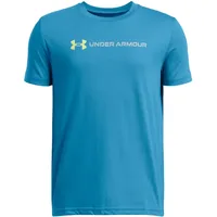 Under Armour Schriftzug Logo T-Shirt Jungen 452 ether blue/sonic