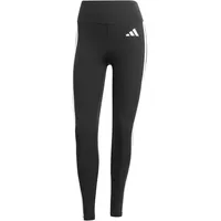Adidas Optime Essentials 3 Stripes 7/8 Leggings, Black/White, S
