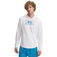 Under Armour Rival Terry Logo Hood White / Mod