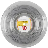 Wilson Poly Pro 200 M Tennisrollen Saite - Silver