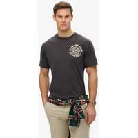Superdry Outdoor Narrative Loose Fit Kurzarm-t-shirt - Bison Black