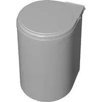 Emuca 8035821 13l Mülleimer - Gray Plastic - One