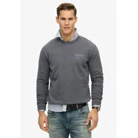 Superdry Core Logo City Sweatshirt - Magma Slate Grey