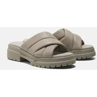 Timberland London Vibe Slide Sandale für Damen - Hellgrau