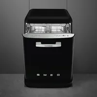 Smeg LVFABBL3 Geschirrspüler (freistehend, 598 mm breit, Schwarz)