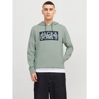 JACK & JONES Colton Kapuzenpullover - Iceberg Green -