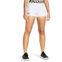 Under Armour Heatgear Kurze Leggings - White Black S