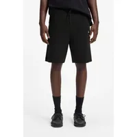 Hugo Sweatshorts aus reiner Baumwolle, Modell 'NASENSIO', Black, M