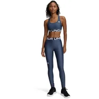 Under Armour Heatgear Leggings - Downpour Gray / White
