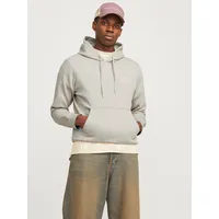 JACK & JONES Corp Logo Kapuzenpullover Moonbeam / Detail