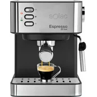 Solac CE4481 Schwarzer Stahl 850 W Express Kaffeemaschine -
