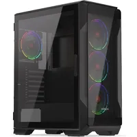 Krux Heko (ATX, Mini-ITX, mATX), PC Gehäuse, Schwarz