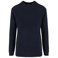 URBAN CLASSICS Rib Basic Pullover Navy S