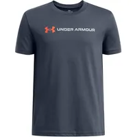 Under Armour Logo Wordmark Kurzarm-t-shirt - Downpour Gray /