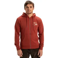 QUIKSILVER Graphic Mix Reißverschlusspullover - Henna - S