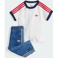 Adidas Denim Kids T-Shirt-Set - Medium Blue Denim /